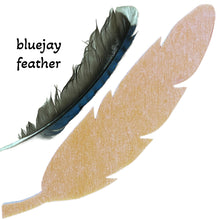Load image into Gallery viewer, Feather 16" Mosaic Backer (pre-drilled for hangable)