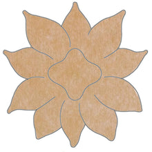 Load image into Gallery viewer, 17" Flower Skeewbacker & Pattern with 6" Acrylic Mirror