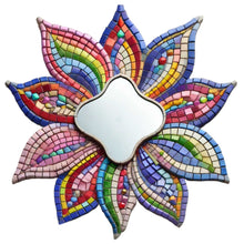 Load image into Gallery viewer, 17" Flower Skeewbacker & Pattern with 6" Acrylic Mirror