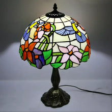 Load image into Gallery viewer, Elegant Flower Tiffany Lamp Glass Tabletop