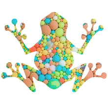 Load image into Gallery viewer, Frog Mosaic Backer (pre-drilled for hangable & stakeable kits)