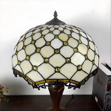 Load image into Gallery viewer, Jewel Design Small Tiffany-Inspired Lamp