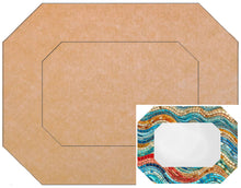Load image into Gallery viewer, 14" x 18" Octagon Skeewbacker & Pattern with 8" x 12" Acrylic Mirror
