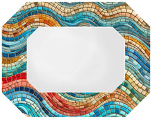Load image into Gallery viewer, 14" x 18" Octagon Skeewbacker & Pattern with 8" x 12" Acrylic Mirror
