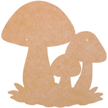 Load image into Gallery viewer, Mushroom Trio (pre-drilled for hangable & stakeable)