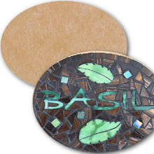 Load image into Gallery viewer, Oval 12" Mosaic Backer (pre-drilled for hangable & stakeable kits)
