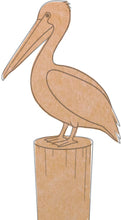 Load image into Gallery viewer, Pelican with Pattern 18" x 10" (pre-drilled for hanging kit and stakeable kit)