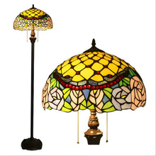 Load image into Gallery viewer, Peony Blossom Tiffany-Style Lamp Stained Glass for Floor