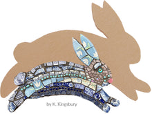 Load image into Gallery viewer, Rabbit (pre-drilled for hangable and stakeable kit) 1/2" thick