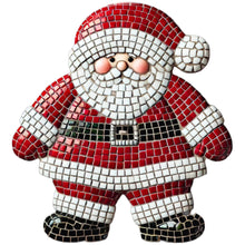 Load image into Gallery viewer, Santa Clause Mosaic Backer (pre-drilled for hangable)