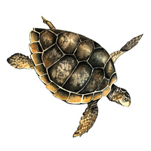 Load image into Gallery viewer, Turtle Mosaic Backer 16" (pre-drilled for hangable & stakeable kits) 1/2"