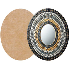 Load image into Gallery viewer, 12" Oval Shaped Skeewbacker with 9" Oval Acrylic Mirror