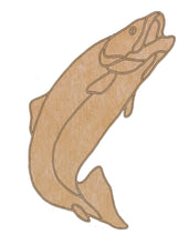 Load image into Gallery viewer, Trout (with pattern - pre-drilled for hanging kit and stakeable kit)
