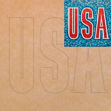 Load image into Gallery viewer, USA with Pattern 12" x 12" (pre-drilled for hanging kit)