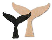Load image into Gallery viewer, Whale Tail Mosaic Backer (pre-drilled for hangable & stakeable kits)