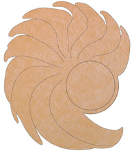 Load image into Gallery viewer, 24" Wispy Skeewbacker & Pattern with 8" Acrylic Mirror