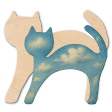 Load image into Gallery viewer, Fun Cat Multi-Art Shape with Hanger