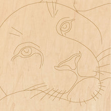 Load image into Gallery viewer, Leopard with Pattern 12"x12"