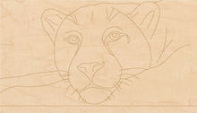Load image into Gallery viewer, Leopard Laying with Pattern 12"x21"