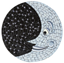 Load image into Gallery viewer, Circle 12" Mosaic Backer (pre-drilled for hangable & stakeable kits) 1/2" thick