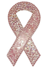 Load image into Gallery viewer, Awareness Ribbon 6" or 12" Mosaic Backer (pre-drilled for hangable & stakeable kits) 1/2"