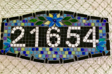 Load image into Gallery viewer, Plaque Via Alfani Mosaic Backer (pre-drilled for hangable & stakeable kits)