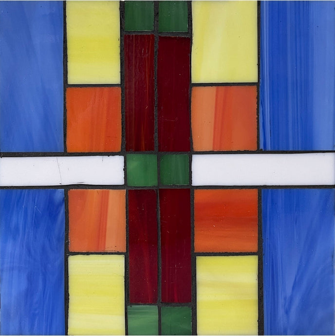 DIY Home Decor Idea: Mondrian-Style Painting (Flat Color Blocking)