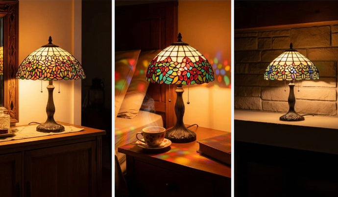 How to Style a Room with a Table Tiffany-Style Lamp