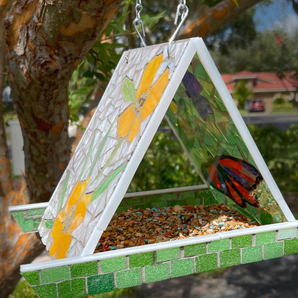 Step-by-Step: How I Made a Mosaic Bird Feeder