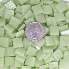 Load image into Gallery viewer, 001-m Pastel Green Mosaic Tile | Loose Recycled Glass Tile
