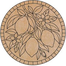 Load image into Gallery viewer, 11.6" Round Mosaic Tray Insert – Lemon
