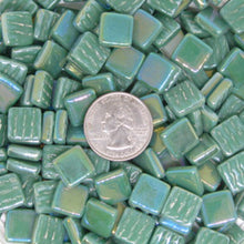 Load image into Gallery viewer, 115-i Teal Green 12mm Loose Tile
