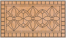 Load image into Gallery viewer, 11" x 17" Rectangular Mosaic Tray Insert – Blue Geometric
