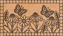Load image into Gallery viewer, 11" x 17" Rectangular Mosaic Tray Insert – Wildflower Garden
