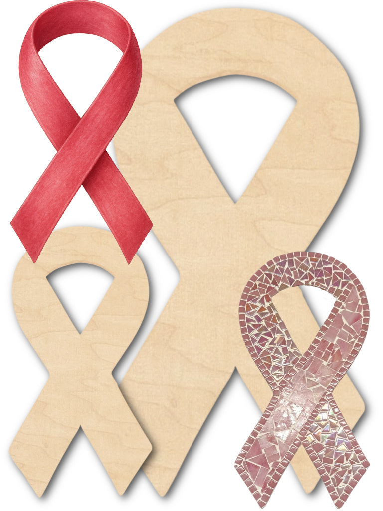 Awareness Ribbon Multi-Art Shape