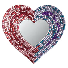 Load image into Gallery viewer, 12&quot; Heart Shaped Skeewbacker with 9&quot; Acrylic Mirror
