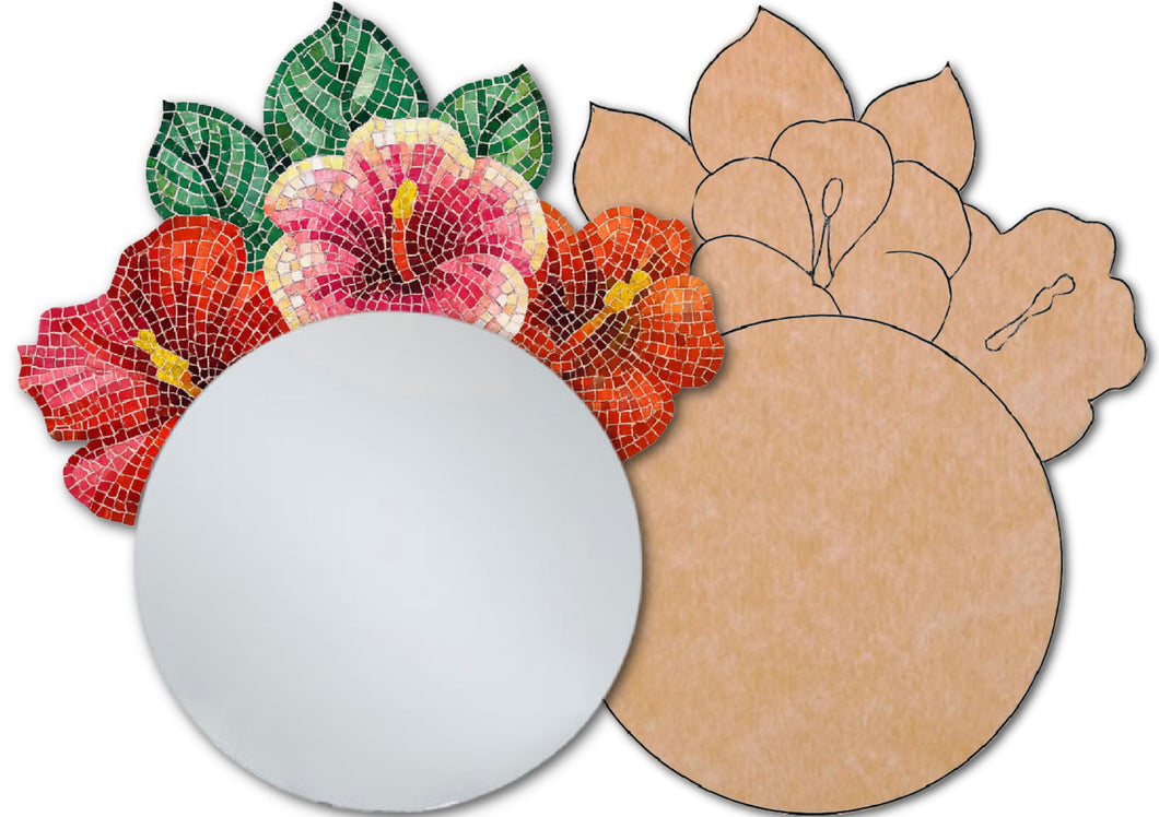 Floral Skeewbacker Mirror Kit 16.5