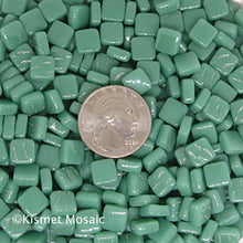 Load image into Gallery viewer, 15-g Teal Green Kismet 8mm Loose Tile
