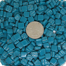 Load image into Gallery viewer, 16-g Dark Teal Kismet 8mm Loose Tile

