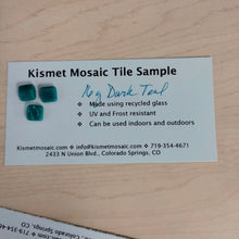 Load image into Gallery viewer, 16-g Dark Teal Kismet 8mm Loose Tile
