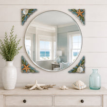 Load image into Gallery viewer, Four 5" Ocean Accent Mosaic Backers
