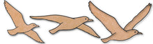 Load image into Gallery viewer, 3 Birds in Flight (each pre-drilled for hanging kit)
