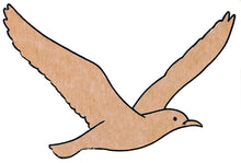 Load image into Gallery viewer, 3 Birds in Flight (each pre-drilled for hanging kit)
