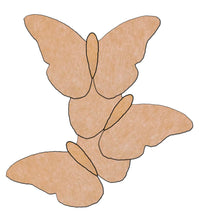 Load image into Gallery viewer, 3 Butterflies (pre-drilled for hanging kit)
