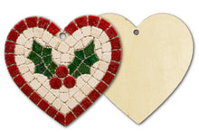 Load image into Gallery viewer, 4" Heart Wooden Ornament with Hook
