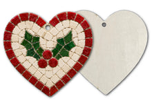 Load image into Gallery viewer, 4" Heart Ornament - Multi-Art Backer (wood)
