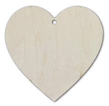 Load image into Gallery viewer, 5" Heart Ornament - Multi-Art Backer (wood)
