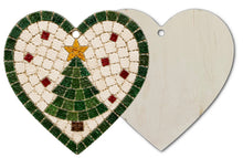Load image into Gallery viewer, 5" Heart Ornament - Multi-Art Backer (wood)

