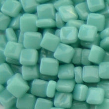 Load image into Gallery viewer, 13-g Light Teal Kismet 8mm Loose Tile
