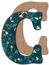 Load image into Gallery viewer, Letter C Mosaic Backer

